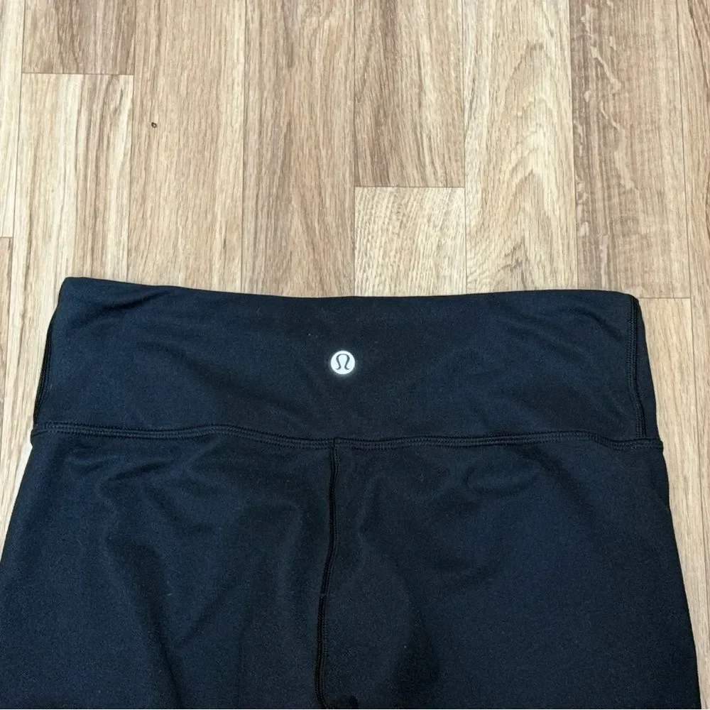 Lululemon Wunder Under Leggings Black Grey Houndstooth Ombre Yoga Pants Size 6